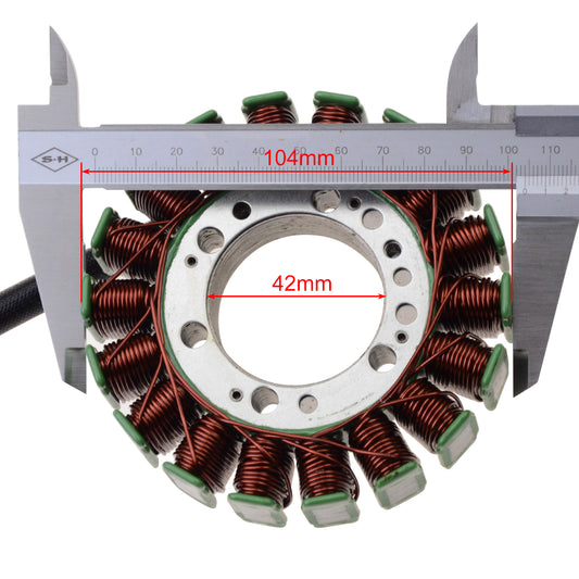 GOOFIT Motorcycle Magneto Stator Coil Replacement for Z750 2004-2006 Z1000 ZR1000 2003 2004 2005 2006
