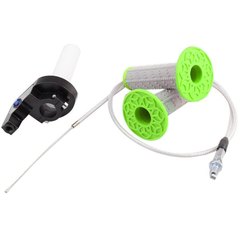 GOOFIT 32mm Visible Carburetor Twister Cable Handles Tuning Power Jet Acceleration Pump Case Replacement For 125cc - 150cc ATV