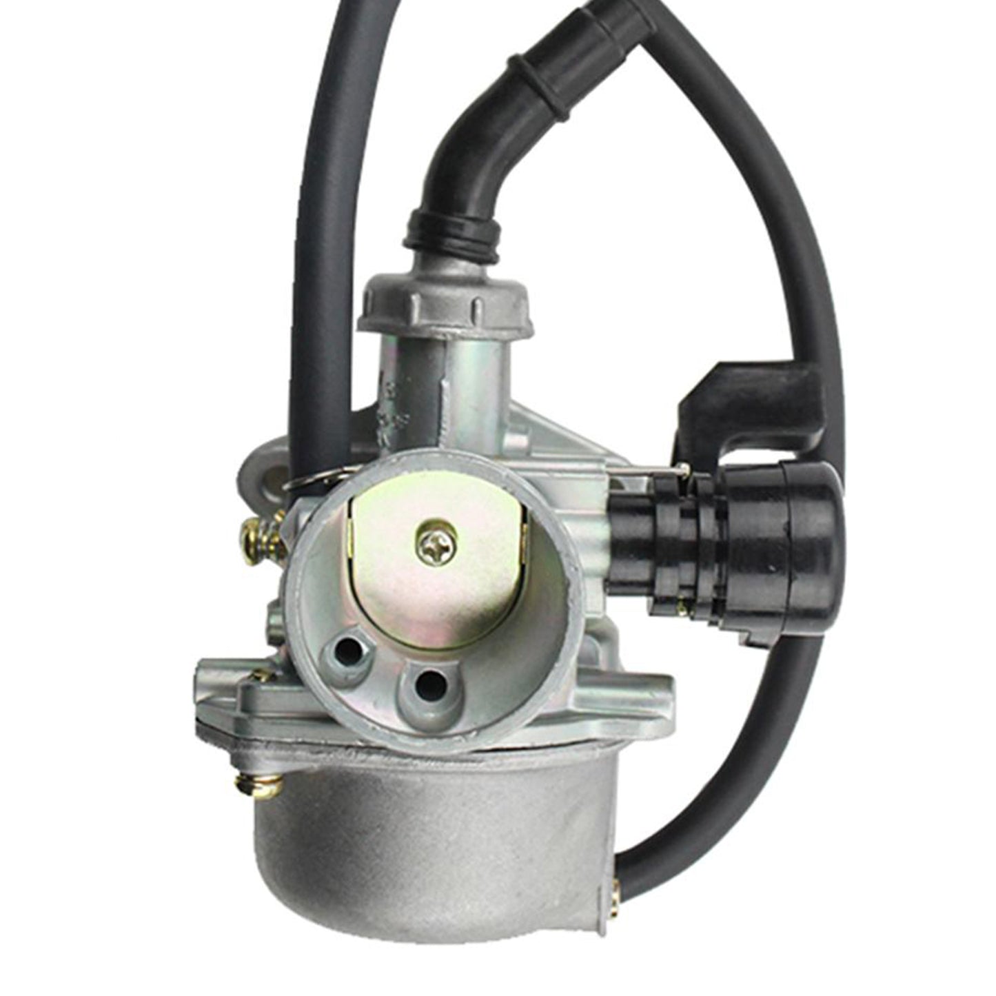 GOOFIT PZ19 19mm 110cc Carburetor with Hand Choke Half Zinc and Half Aluminum Replacement For ATV Go Kart Dirt Pit Bike Quad