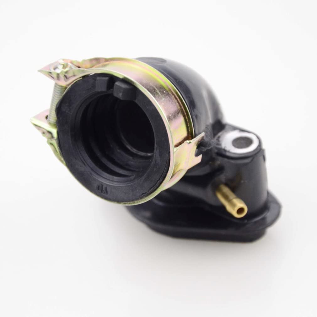 GOOFIT 90 Degree Bend Intake Manifold Pipe Replacement For GY6 60cc Moped Scooter