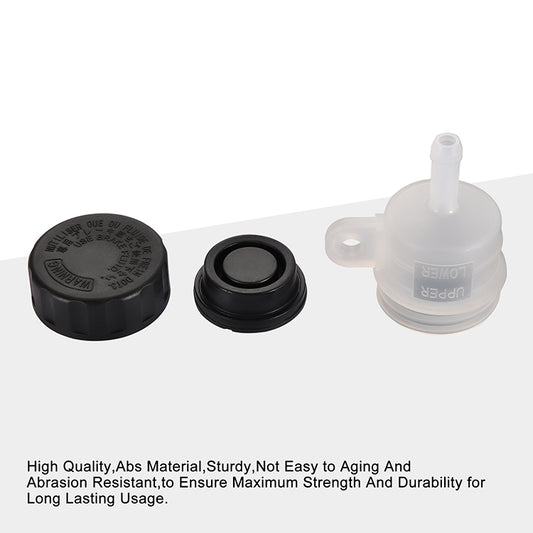 GOOFIT Plastic Universal Rear Brake Fluid Reservoir Oil Cup Replacement for 50cc 90cc 110cc 125cc Motorcycle ATV Dirt Pit Bike