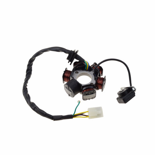 GOOFIT 6-Coil Magneto Stator Ignition Generator Replacement For GY6 50cc 70cc 90cc 110cc 125cc Moped ATV Dirt Bike Full wave coil