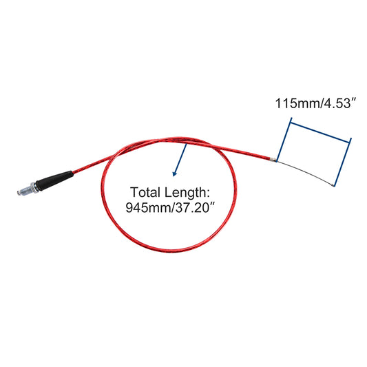 GOOFIT 33.27" Motorcycle Throttle Cable with Laser Tube Replacement For 50cc 70cc 90cc 110cc 125cc China Moped Scooter Chinese Scooter ATV Quad Go Kar