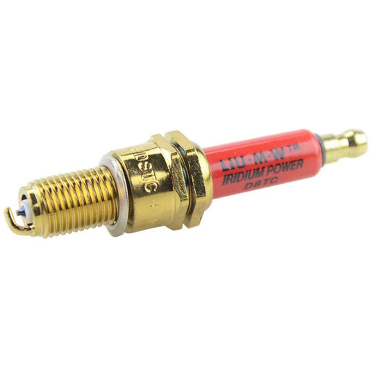 GOOFIT LIU.M.W Ingition Plug IRIDIUM POWER D8TC RED Spark Plug Replacement For MOTOR Scooter ATV Pocket Bike