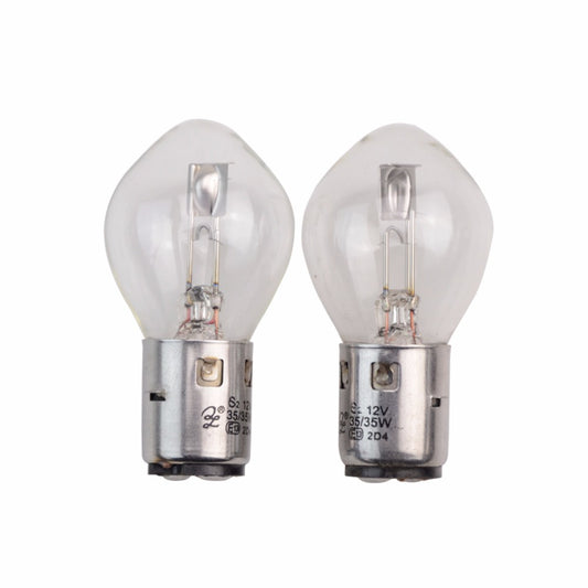 GOOFIT Motorcycle Automotive Headlight Bulbs 12V 35W Replacement For Scooter