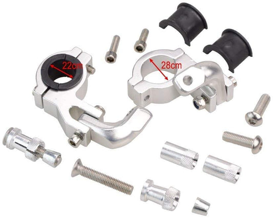 GOOFIT 7/8" 22MM Handguard Motocross Handlebar Hand Brush Guards Protector for Motocross Dirt Bike ATV Off Road Green