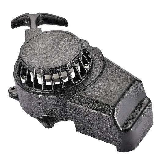 GOOFIT black Alloy Pull Start Recoil Starter Replacement For 2 Stroke 47cc 49cc Dirt Bike ATV