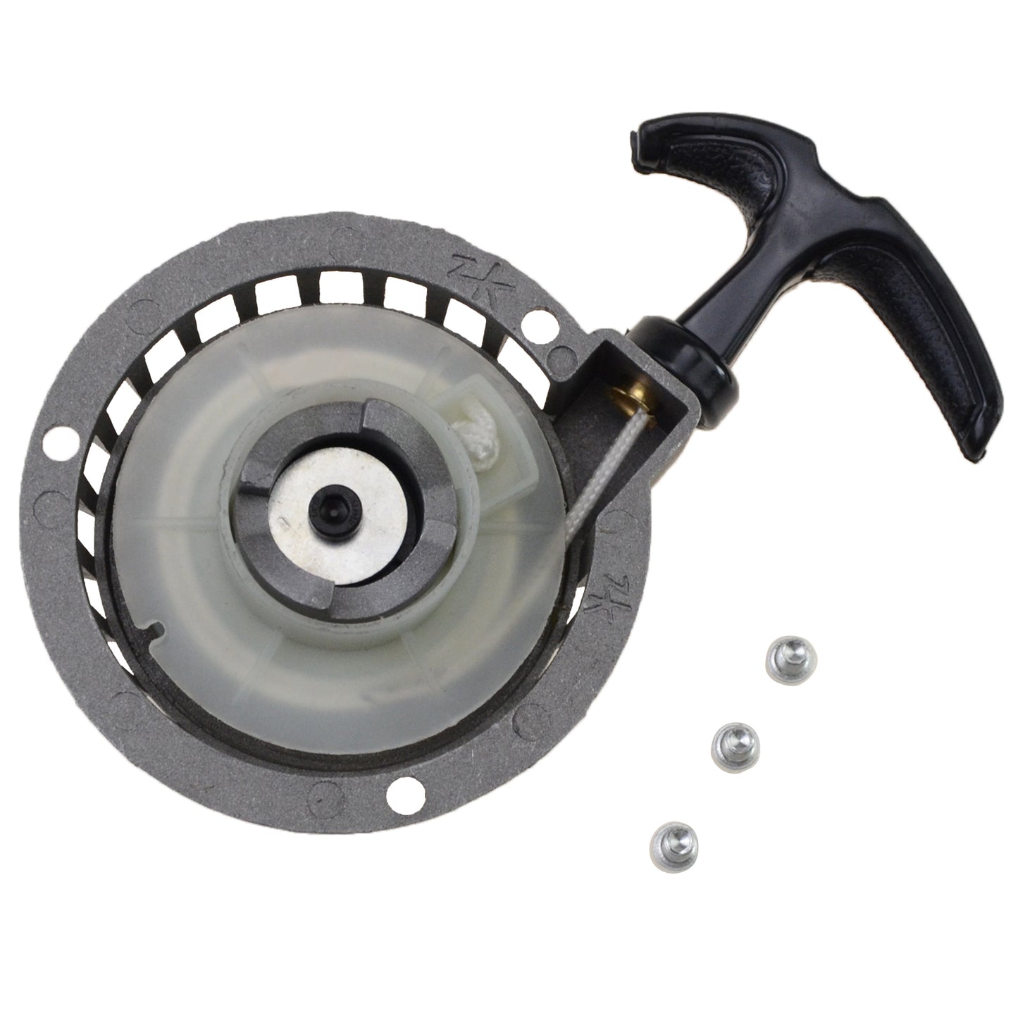 GOOFIT Pull Recoil Kick starter Replacement for 40-6 Pocket Pit Bike Silver