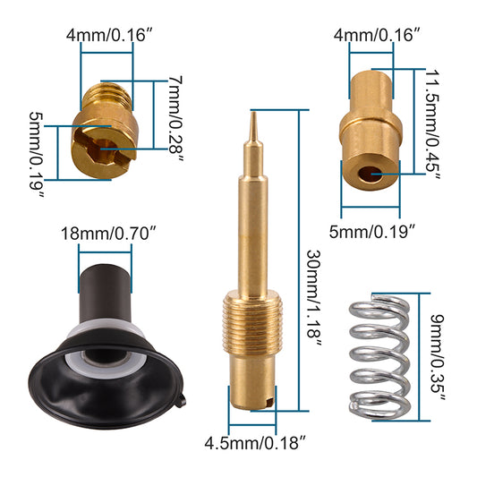 GOOFIT 18mm Carburetor Repair Kit Replacement For GY6 49cc 50cc ATV Go Kart Scooter