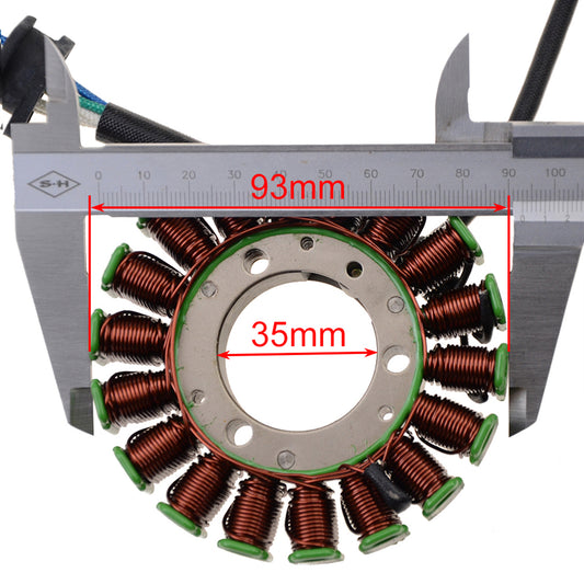 GOOFIT 18 Coil 5 Wire Magneto Stator Coil Ignition Generator Replacement For TTR250