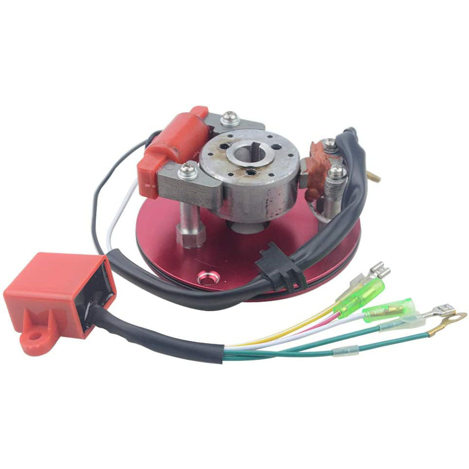 GOOFIT Motorcycle Magnetic Coils Internal Rotor Stator Kit Part Accessory Replacement For 50cc -150cc Motor CDI Chinese Pit Dirt Bike