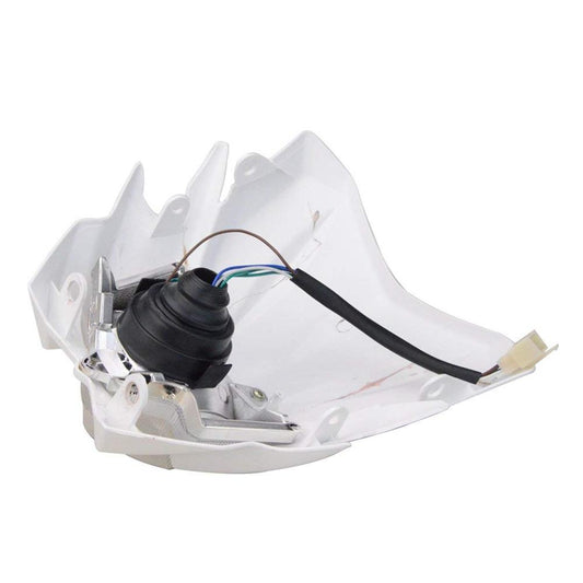 GOOFIT Motorcycle Dirt Bike Supermoto Universal Headlights Fairing Light Headlamp StreetFighter Replacement For KX125 KX250 KXF250 KXF450 KLX200 KLX25