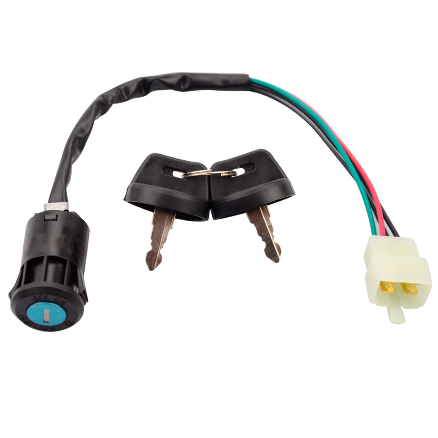 GOOFIT 4 wire Key Ignition Replacement For ATV Dirt Bike