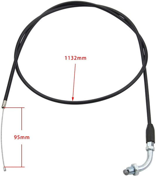GOOFIT 44.6" Throttle Cable with vertical Engine Replacement For 125cc 150cc 200cc 250cc ATV Dirt Bike
