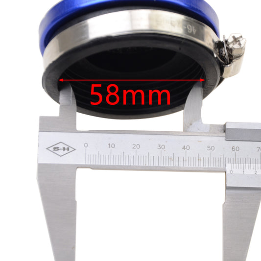 GOOFIT 58mm Air Filter Replacement for 2 Stoke Engine 47cc 49cc Refit Carburetor Steel Wire Mesh Filter Mini Pocket Bike ATV