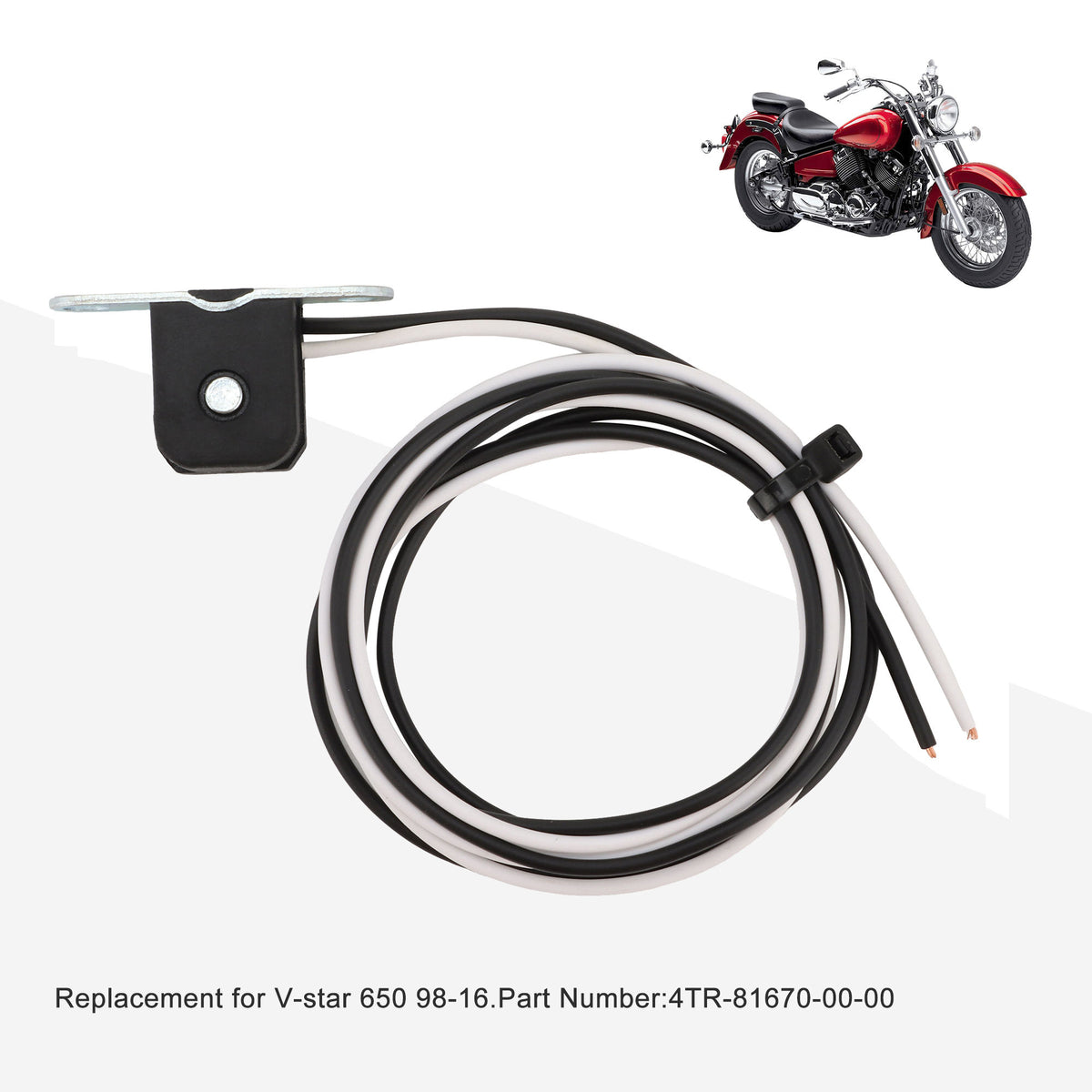 GOOFIT Motorcycle Ignition Pickup Coil Stator Trigger Part number:4TR-81670-00-00 Replacement for V-star 650 98-16