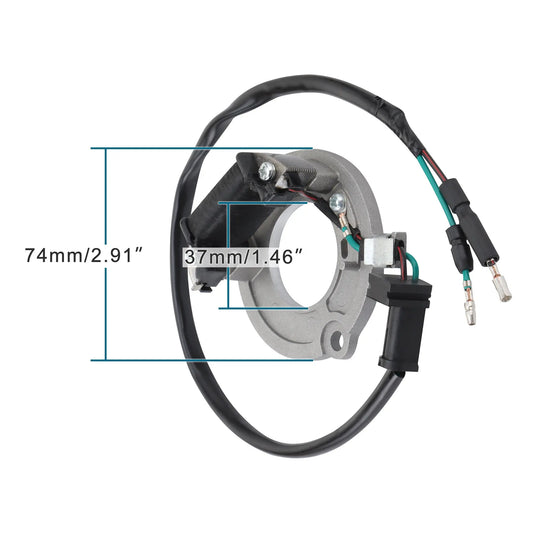 GOOFIT Motorcycle Generator Magneto Stator Rotor for Honda CR80 CR80R Engine Accessories