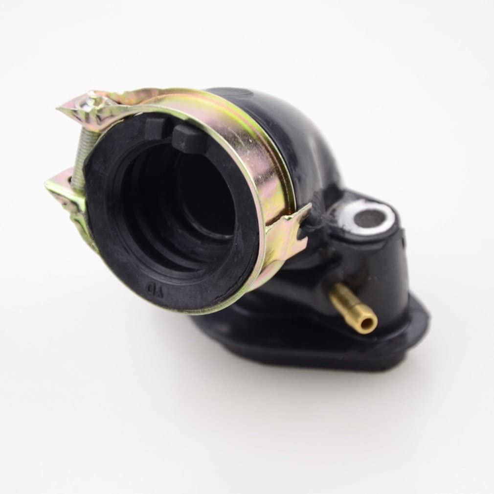 GOOFIT 90 Degree Bend Intake Manifold Pipe Replacement For GY6 80cc Moped