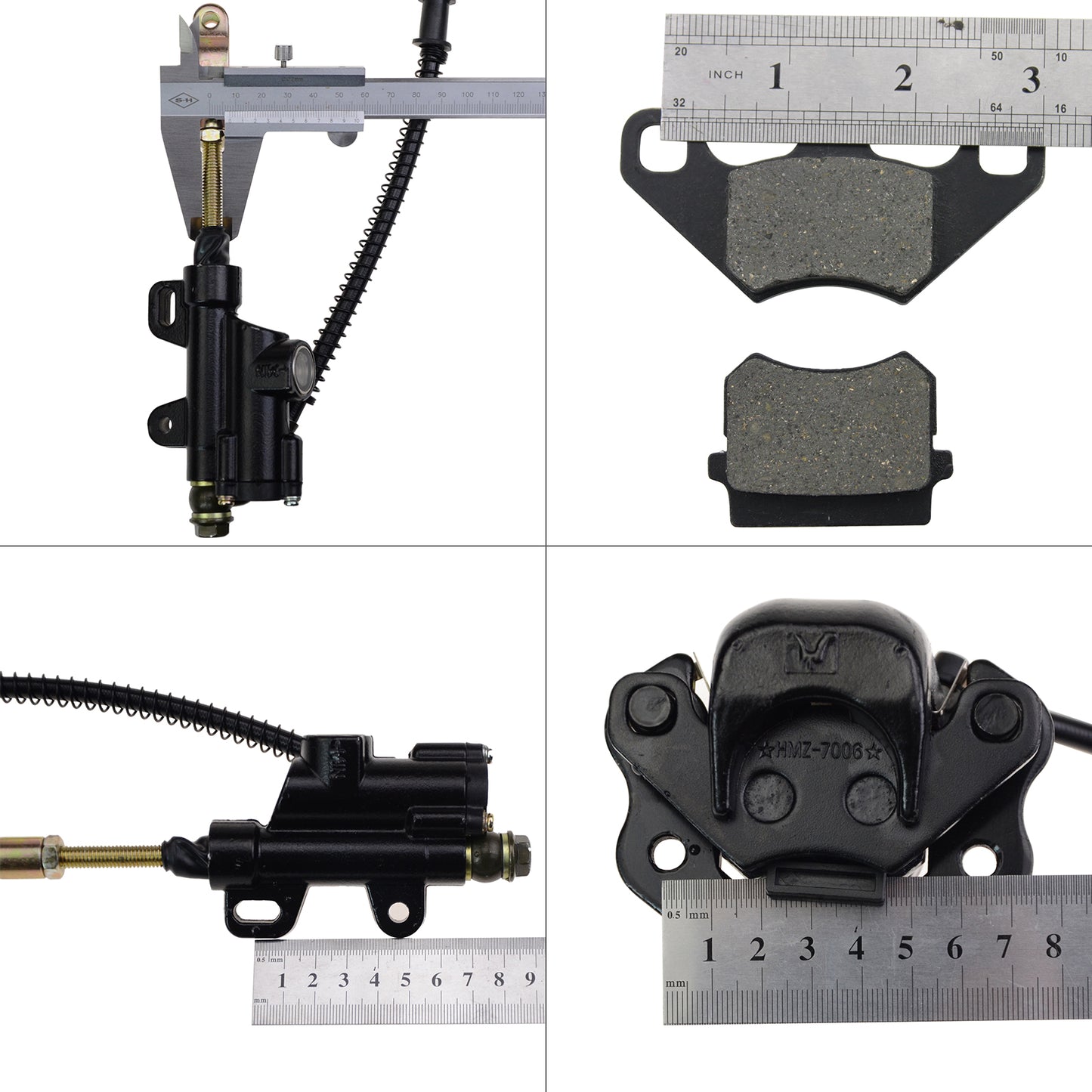 GOOFIT Brake Pump Assembly With Brake Pads Replacement For 50cc 70cc 90cc 110cc 125cc Motorcycle Dirt Bike Chinese Atv Quad Scooter