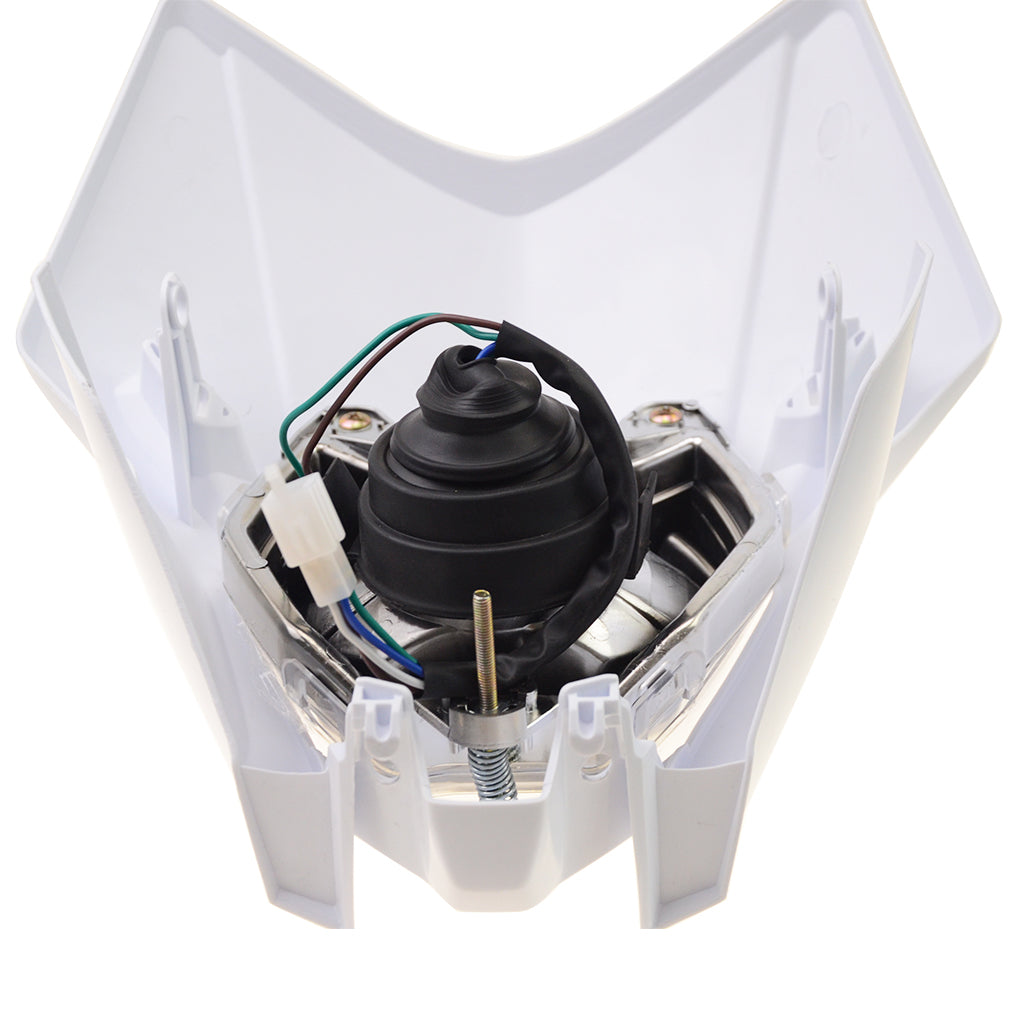 GOOFIT 12V 35W White Grimace Headlight Replacement For CRF150L General Purpose Motorcycle Modification