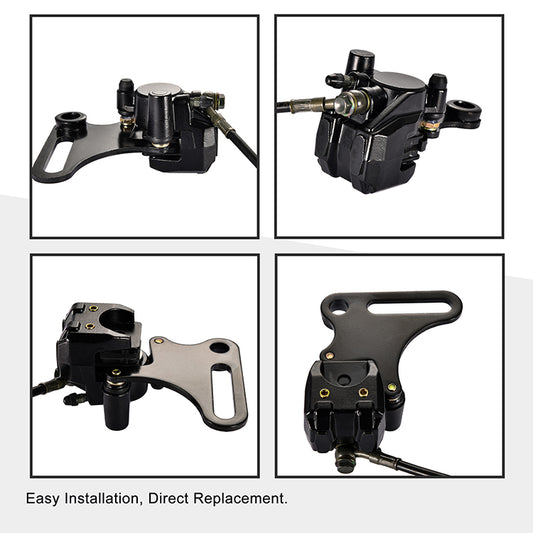 GOOFIT Rear Brake Assembly Master Cylinder Caliper Replacement for SSR 125cc 110cc Pit Dirt Bike Chinese Scooter