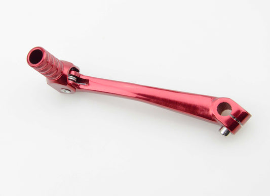 GOOFIT RED Motorcycle CNC Aluminum Folding Gear Shift Lever Fit 110cc Dirt Bike Pit Bikes Gear Lever Replacement for Most of Motorcycle ATV Dirt Pit B