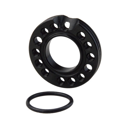 GOOFIT Black 28mm Carburetor Spacer Adapater Intake Manifold Spinner Plate Replacement For 50cc 70cc 90cc 125cc Sunl Taotao NST Roketa ATV Monkey Dax