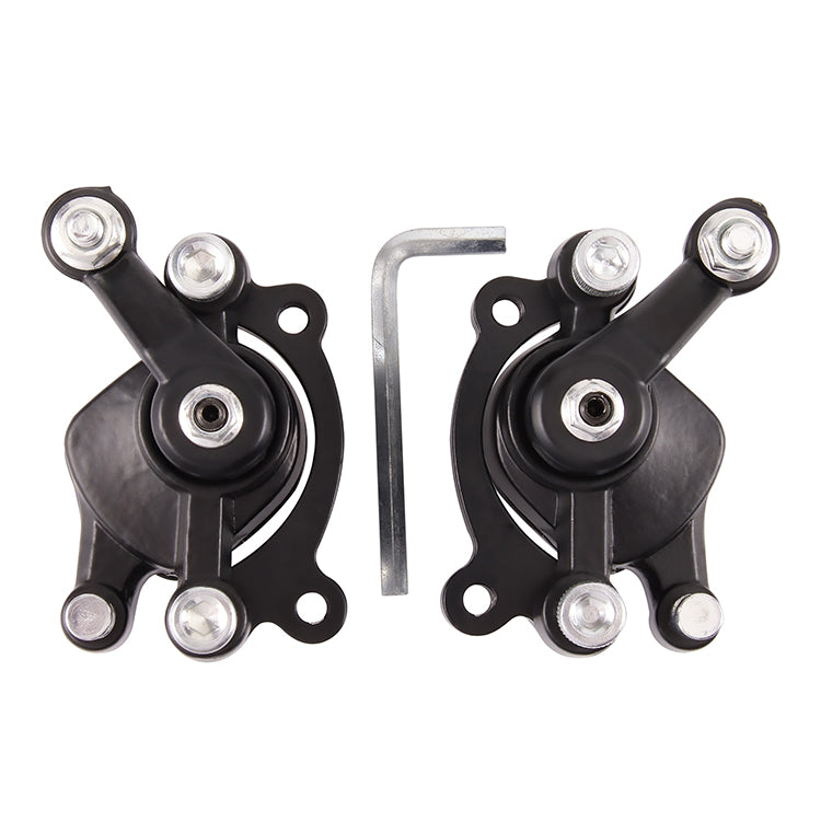 GOOFIT  2pcs Front and Rear Disc Brake Caliper Replacement for 47cc 49cc 2stroke Pocket Bike Mini Bike