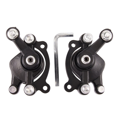 GOOFIT  2pcs Front and Rear Disc Brake Caliper Replacement for 47cc 49cc 2stroke Pocket Bike Mini Bike