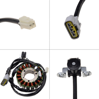GOOFIT Motorcycle Magneto Stator Coil Replacement for 1RC-81410-00 MT09 MT-09 MT09A ABS MTN850 MT09TRA Tracer FJ09 FJ-09