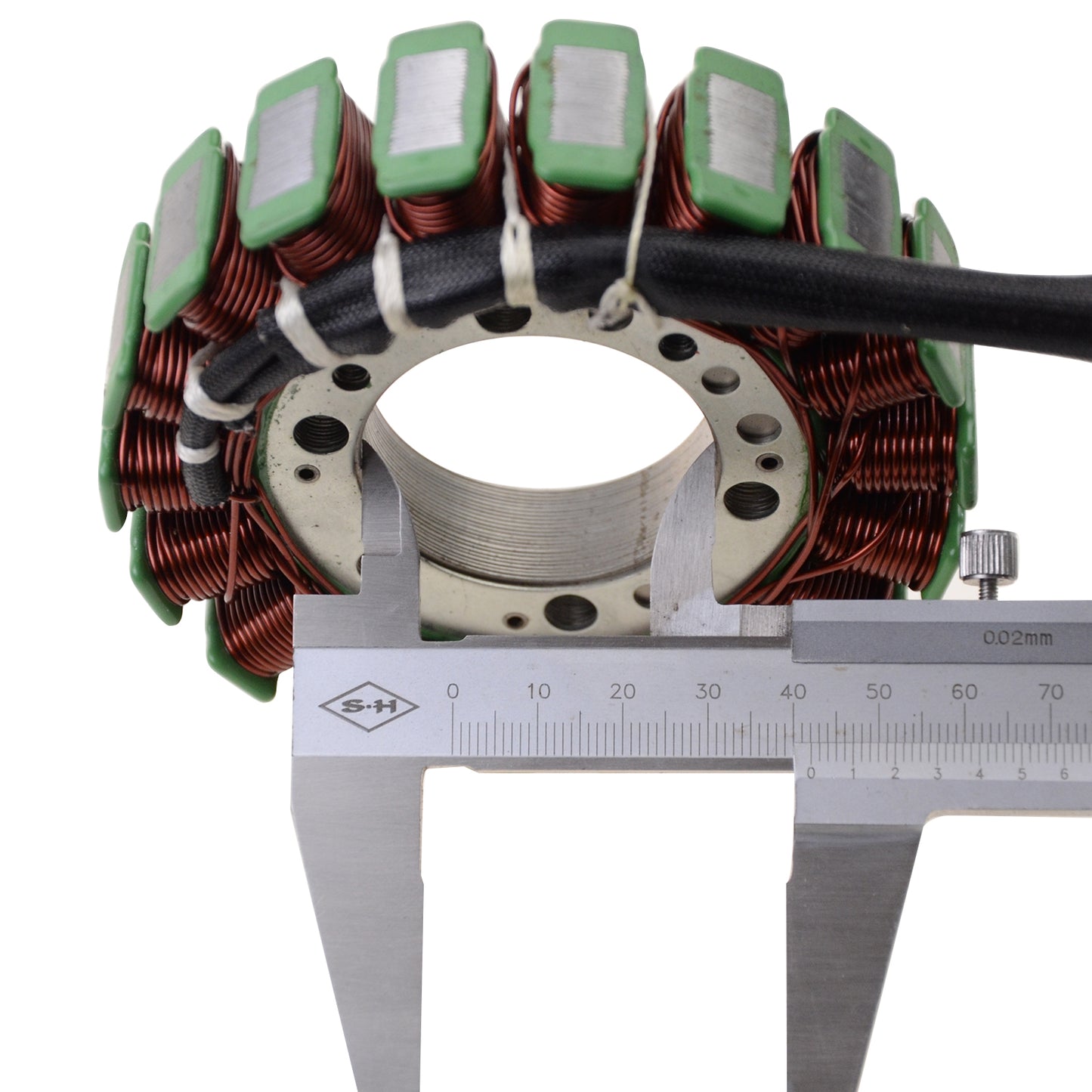 GOOFIT 18 Coil 3 Wire Magneto Stator Coil Ignition Generator Replacement For ER650 ER6N ER6F EX650 Ninja 650 2006-2011