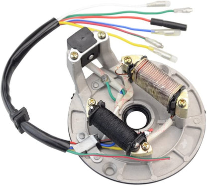 GOOFIT 2 Coil Magneto Stator Replacement for 50cc 70cc 90cc 110cc 125cc Taotao Kazuma SSR Baja Kick Start Dirt Bike ATV