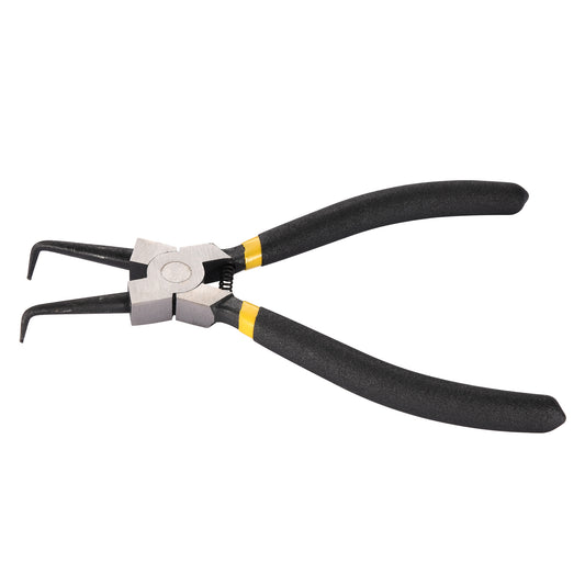 GOOFIT K-06 Hand Tool 90 Degree Tip Yellow Grips Internal Bent Circlip Plier Replacement For Moto ATV Quad Pit Dirt Bike Buggy Go Kart