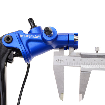 GOOFIT 7/8" 22mm Motorcycle Modified Hydraulic Brake Master Cylinder Hydraulic Pump Clutch Levers Set Kit with Fluid Reservoirs Replacement For Scoote