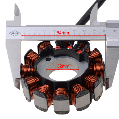 GOOFIT 12 Coil 3 Wire Magneto Stator Coil Ignition Generator Replacement For Vespa GTS 150 Scooter