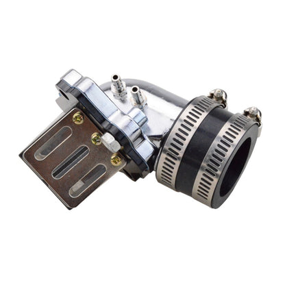 GOOFIT Intake Manifold with Reed Valves Replacement For 2 Stroke 50cc Jog Eton Moped Scooter