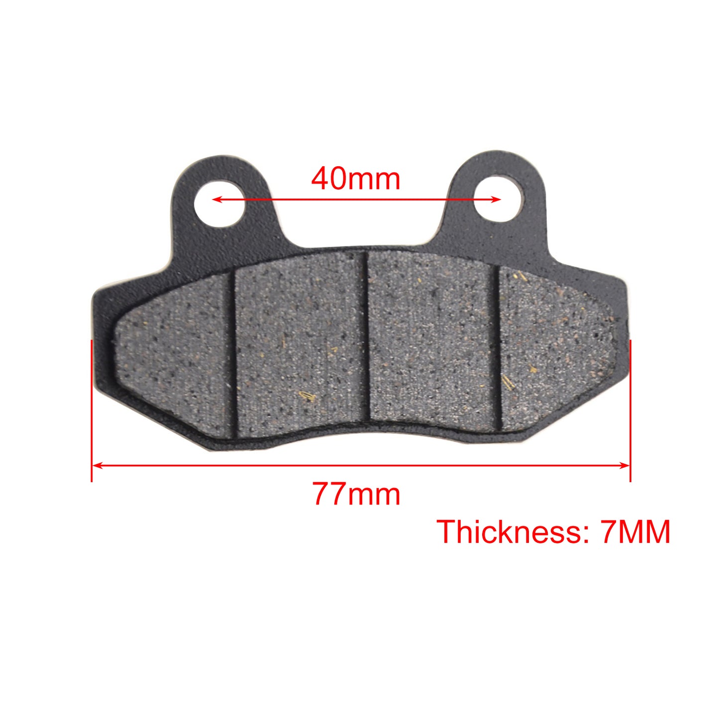 GOOFIT Rear Hydraulic Caliper Brake Master Cylinder Assembly With Brake Pads Replacement For 70cc 110cc 125cc 150cc Atv Quad
