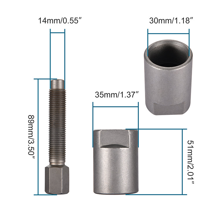 GOOFIT 27mm Motorcycle Flywheel Puller Magneto Pull Code Replacement For 4 stroke GY6 50cc 70cc 90cc 110cc 125cc Scooter ATV Dirt Bike