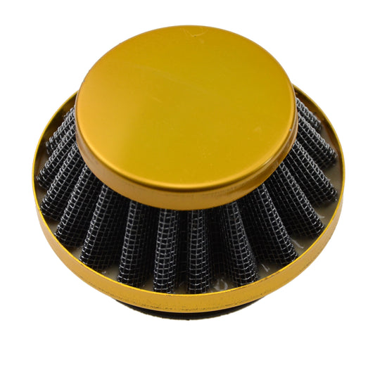 GOOFIT 44mm Gold Air Filter for 2 Stroke 47cc 49cc ATV Pocket Bike Mini Quad