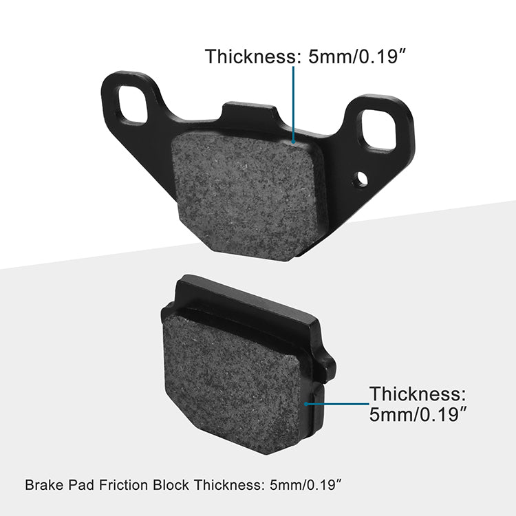 GOOFIT Disc Brake Pad Replacement For 50cc 70cc 90cc 110cc 125cc 150cc 200cc 250cc ATV Dirt Bike Mope Scooter