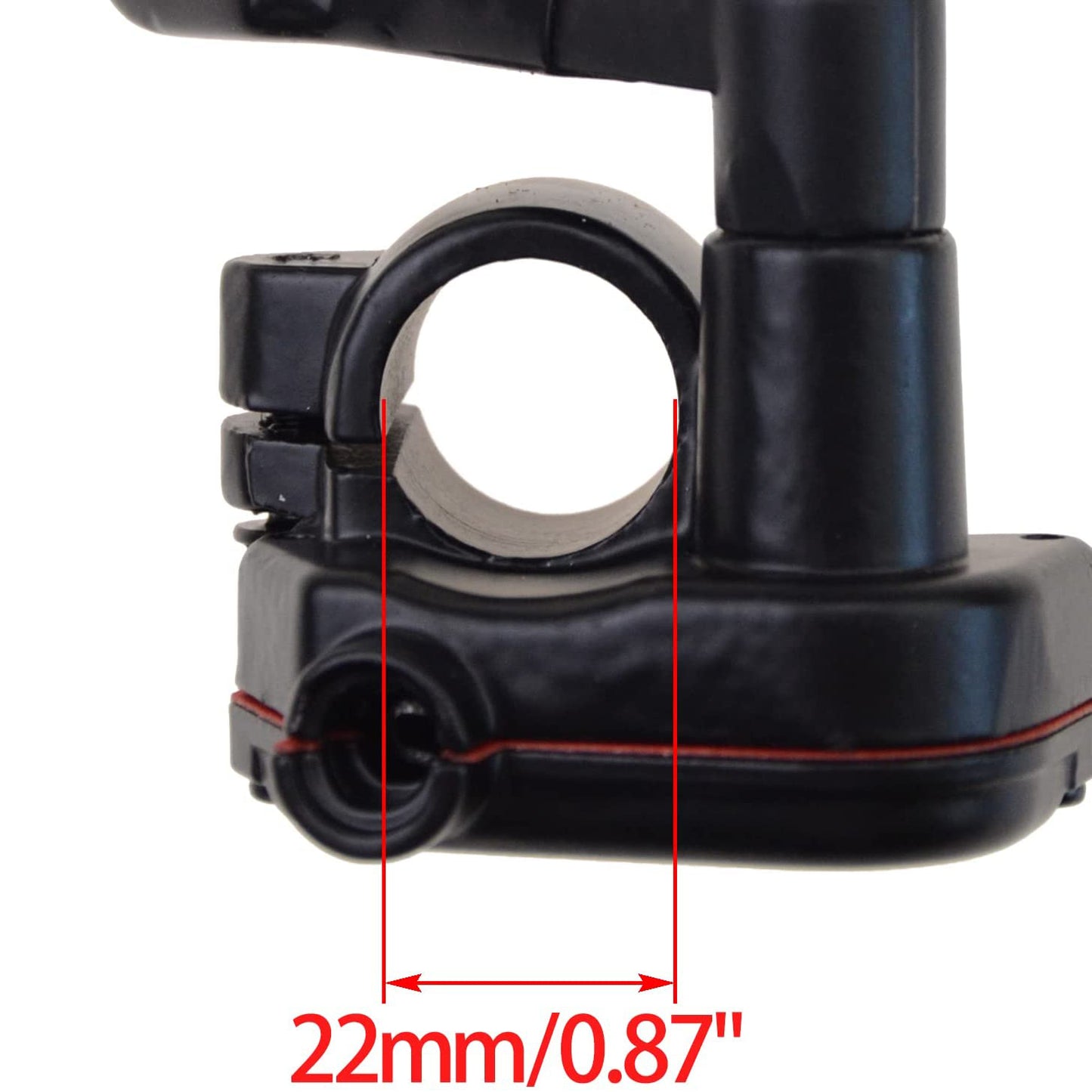 GOOFIT 7/8" 22mm Thumb Throttle Control Lever with Rubber Sleeve Replacement for 110cc 125cc 150cc 200cc 250cc Taotao ATV 4 Wheeler Quad Dirt Pit Bike