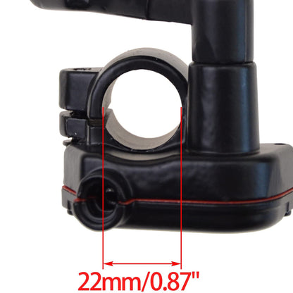 GOOFIT 7/8" 22mm Thumb Throttle Control Lever with Rubber Sleeve Replacement for 110cc 125cc 150cc 200cc 250cc Taotao ATV 4 Wheeler Quad Dirt Pit Bike
