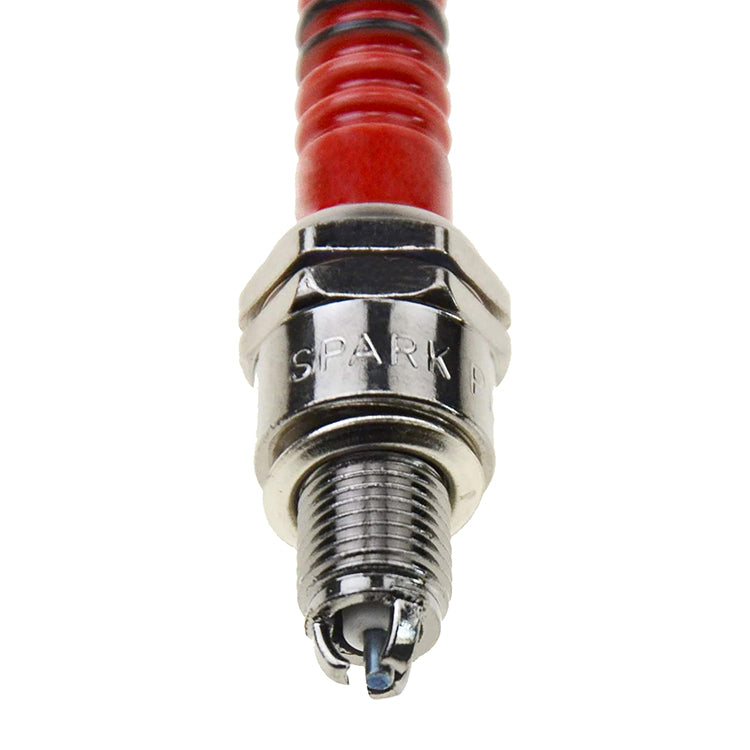 GOOFIT A7TC 3-Electrode Spark Plug Replacement For Motorcycle 50cc 70cc 90cc 110cc ATV 150 Moped Go Kart Scooter Spark Plug