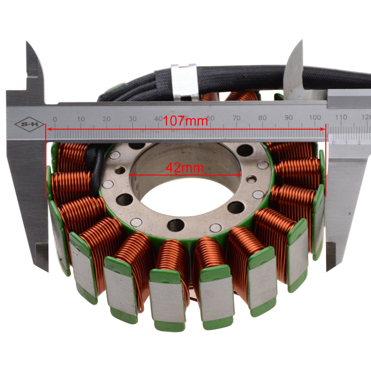 GOOFIT 18 Coil 3 Wire Magneto Stator Coil Ignition Generator Replacement For 996