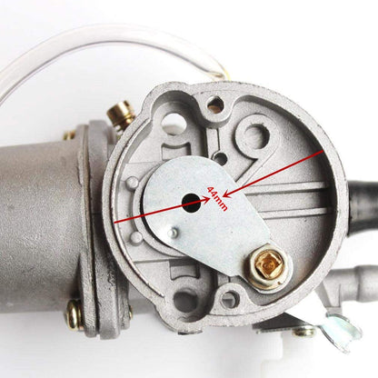 GOOFIT 13 mm Carburetor with Seal Spark Plug for 2 Stroke 47cc 49cc Pocket Bike