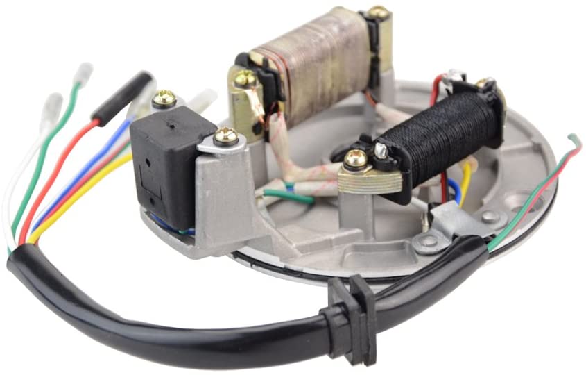GOOFIT 2 Coil Magneto Stator Replacement for 50cc 70cc 90cc 110cc 125cc Taotao Kazuma SSR Baja Kick Start Dirt Bike ATV