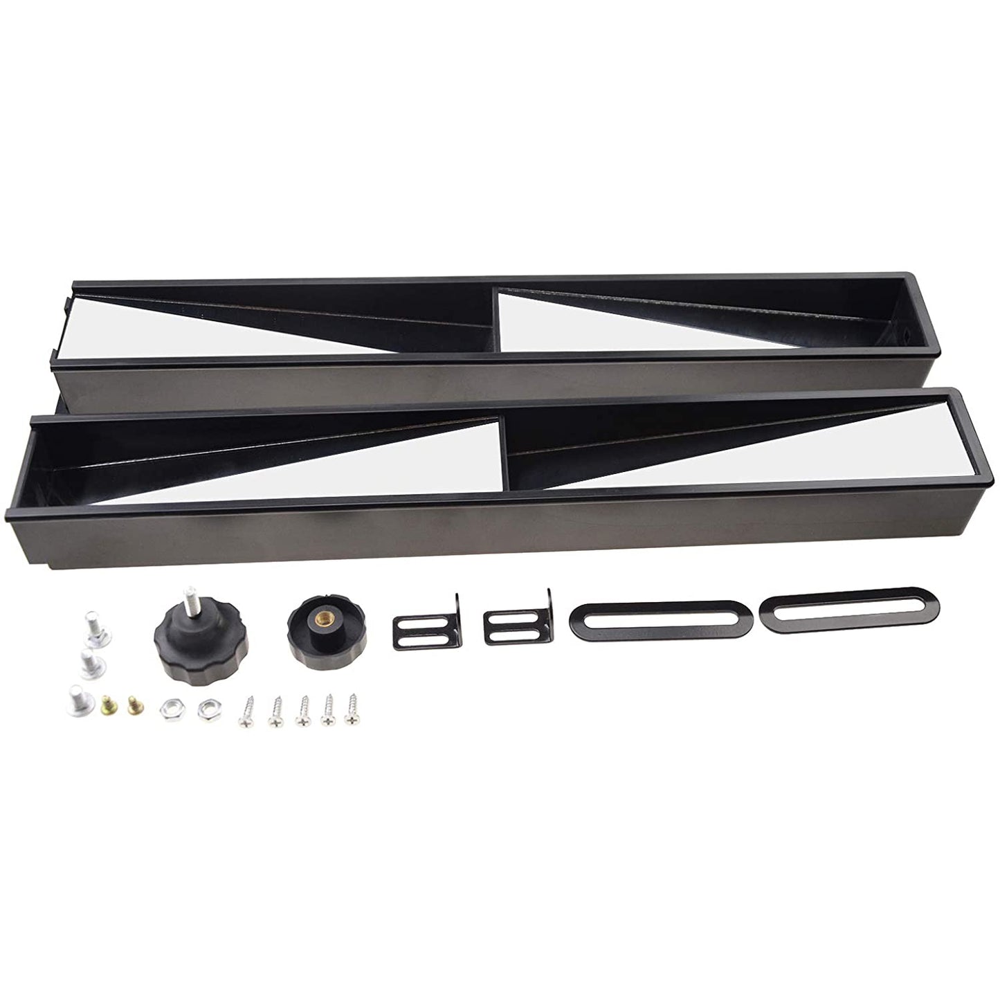 GOOFIT Golf Cart Rear View Mirror Replacement for Club Car EZGO Star EV UTV with Universal Mounting Hardware