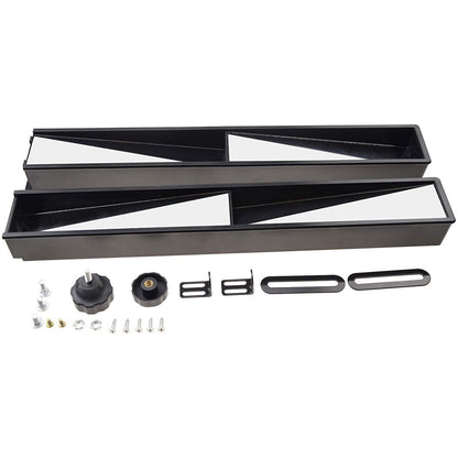GOOFIT Golf Cart Rear View Mirror Replacement for Club Car EZGO Star EV UTV with Universal Mounting Hardware
