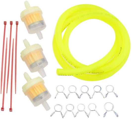 GOOFIT Fuel Filter Line Spring Clips Clamps Tube Hose Inner Dia Oil Gasoline Motorcycle Replacement For Motocross ATV Scooters