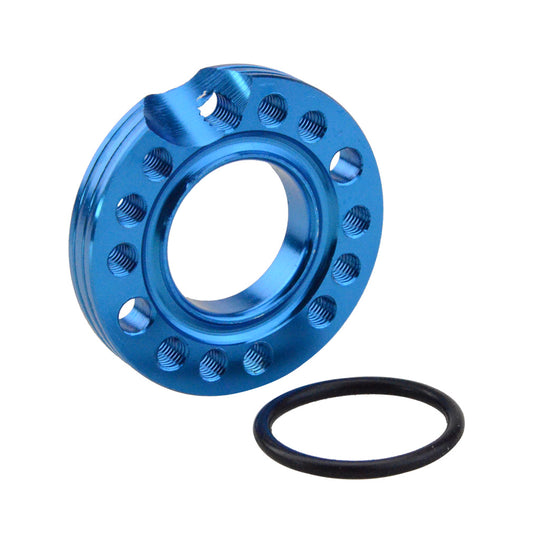 GOOFIT Blue 28mm Carburetor Spacer Adapter Intake Manifold Spinner Plate Replacement For 50cc 70cc 90cc 125cc Sunl Taotao NST Roketa ATV